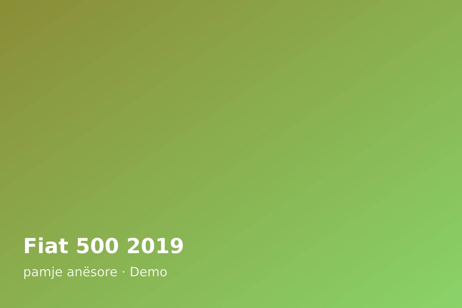 Fiat 500 2019 — pamje anësore