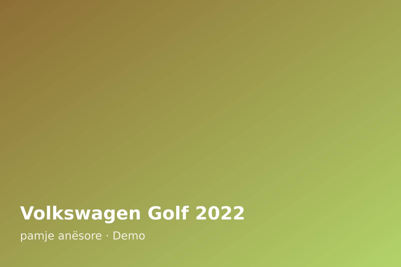 Volkswagen Golf 2022 — pamje anësore
